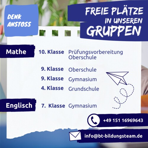 Gruppennachhilfe