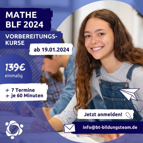 Mathe BLF 2024 - Vorbereitungskurse