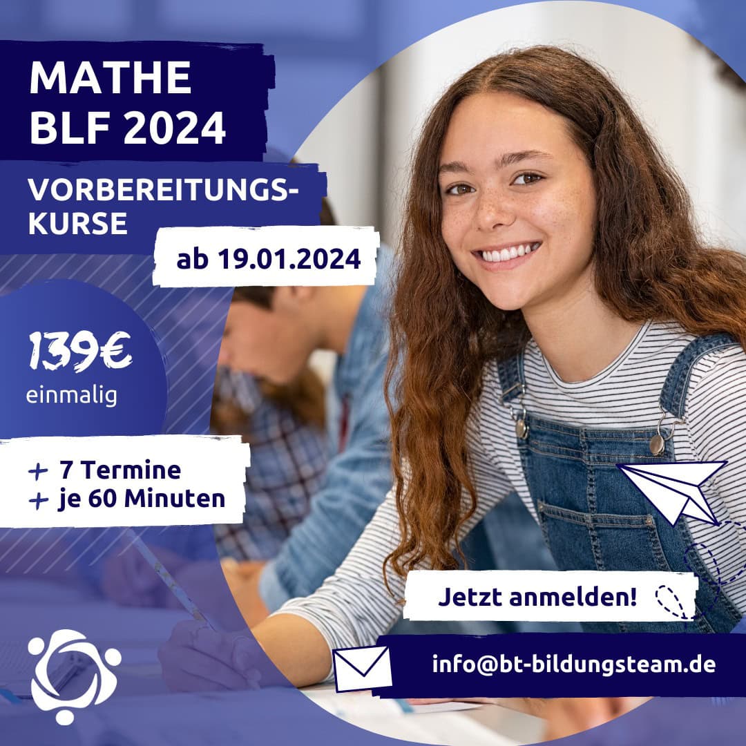 Mathe BLF 2024 - Vorbereitungskurse
